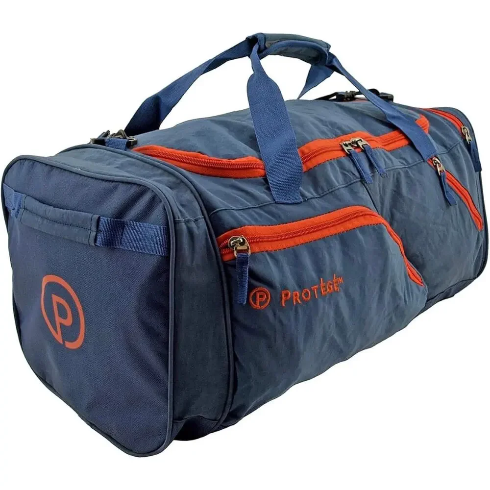 Protge 25'' Duffle Tote Travel CARRY ON Flight Gym Fitness Luggage Bag Blue